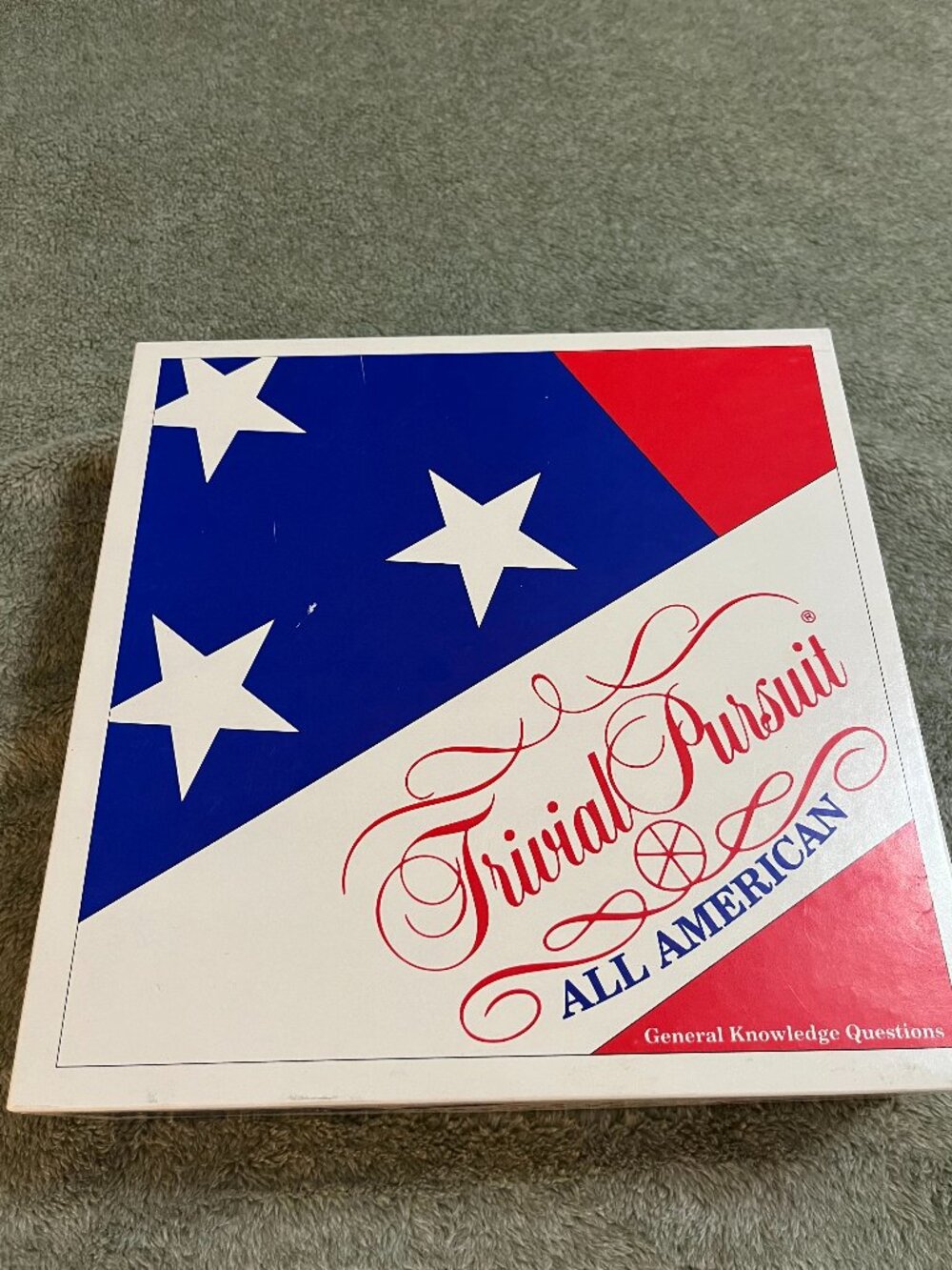 VINTAGE Trivial Pursuit All American COMPLETE Parker Brothers 1993 USA Trivia